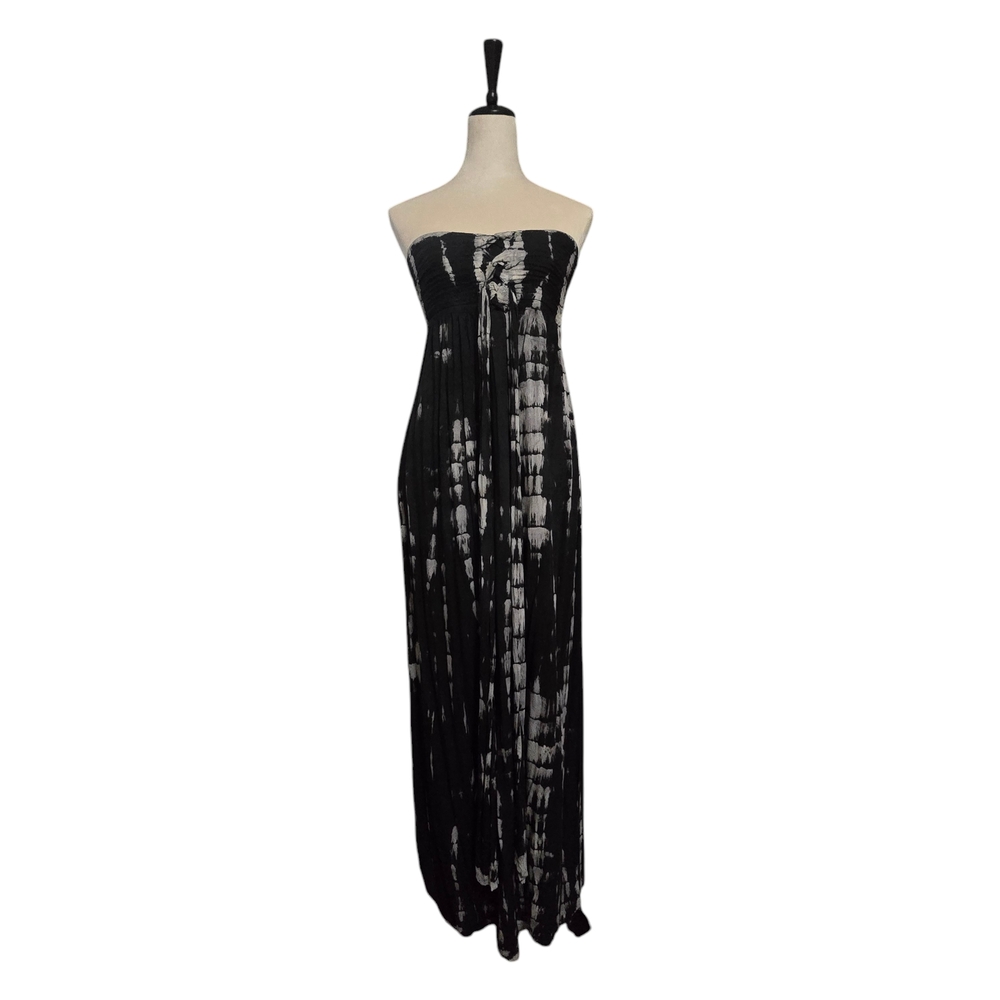 Black and Gray Backless Summer Dress for Night Out